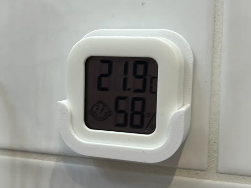 Thermometer hygrometer holder for cheap sensor