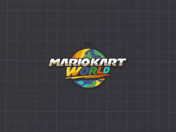 Porte-clés Mario Kart World