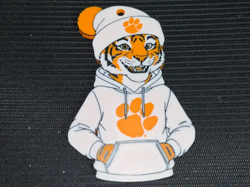 Clemson Tiger Keychain/Ornament
