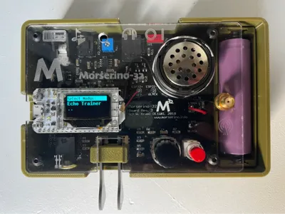 Morserino 1st EDITION Case & 18650 Battery Holder