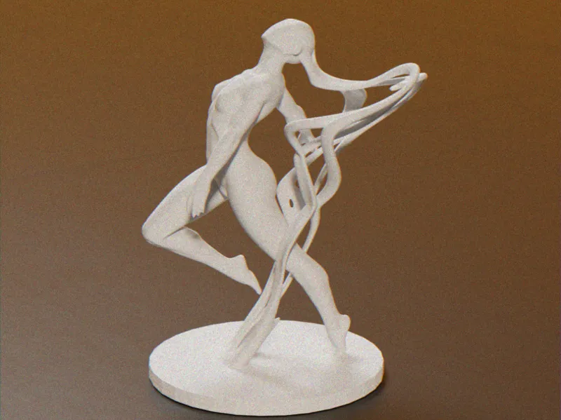 Ethereal Motion | The Fluid Dancer Sculpture