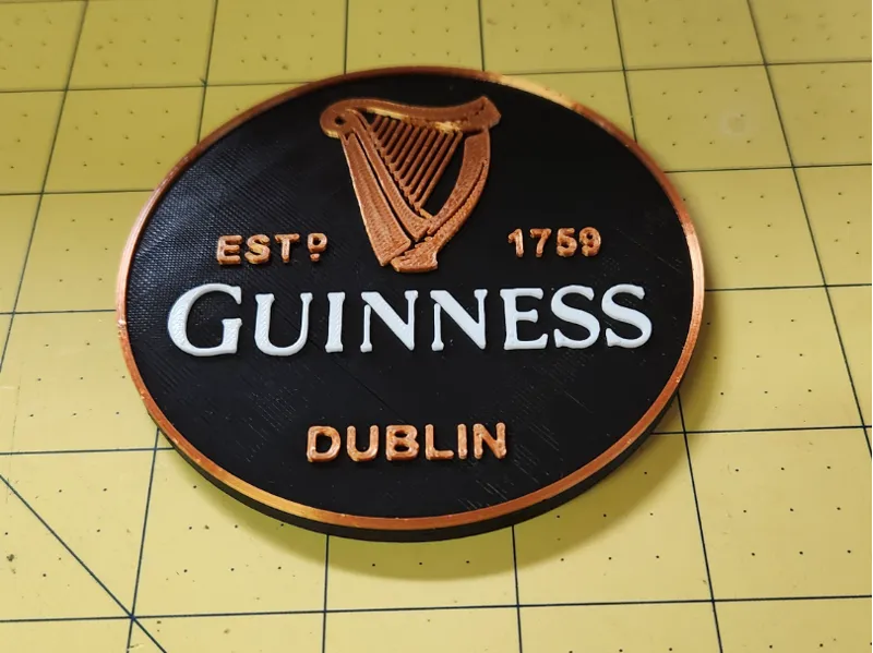 Guinness drink coaster