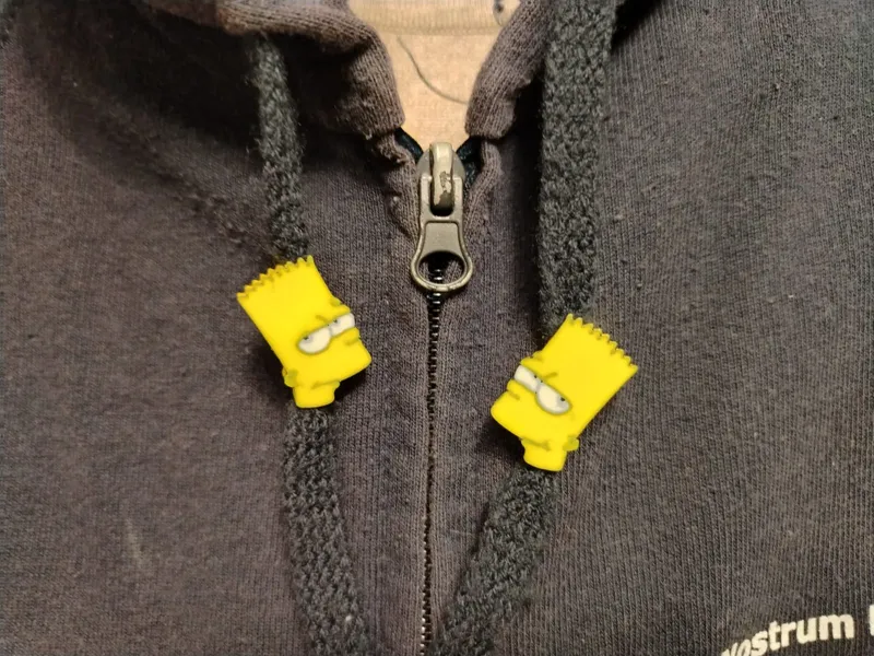 Perline coulisse per felpa Bart Simpson