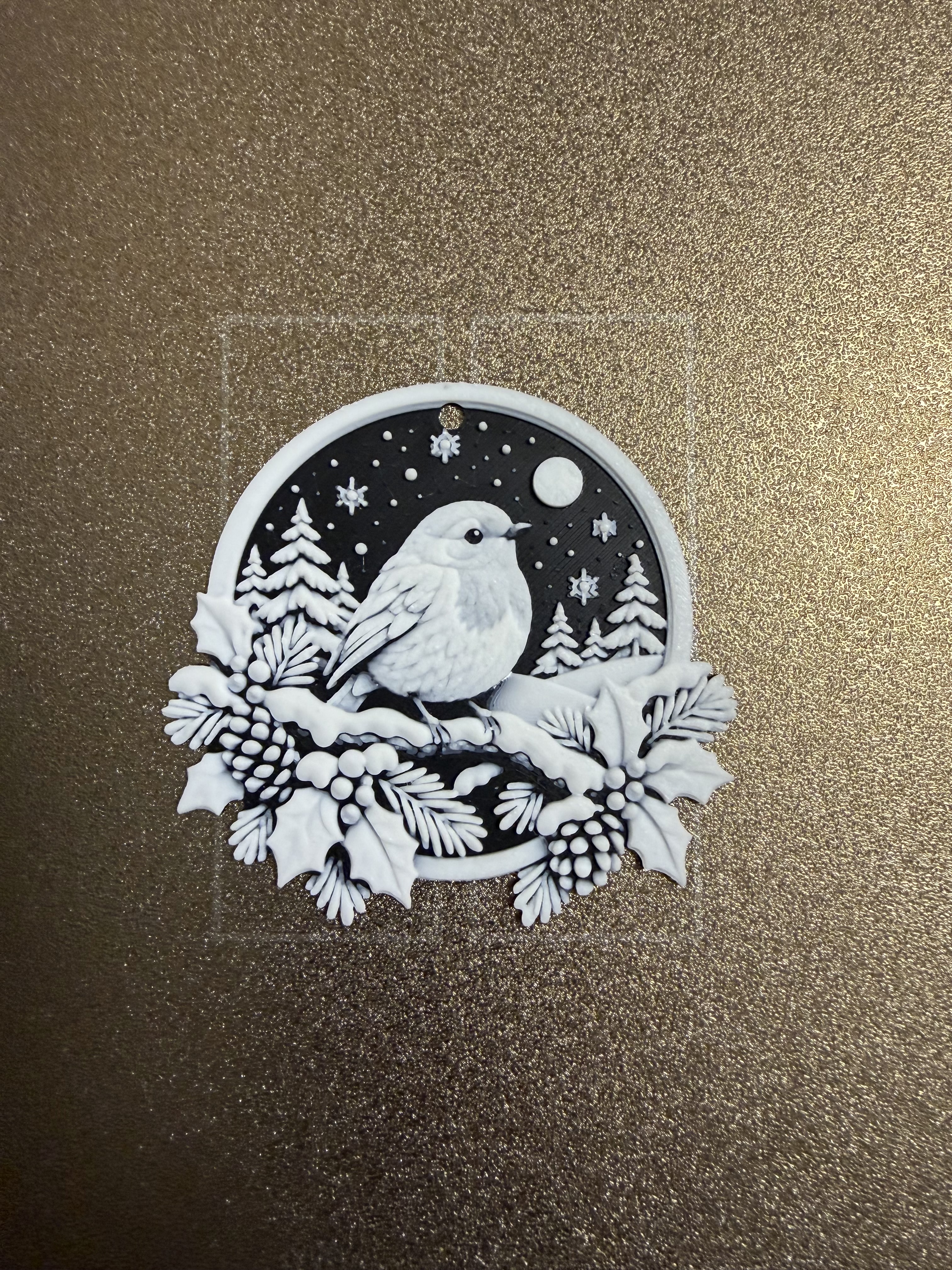 Winter Robin Decoration - 1