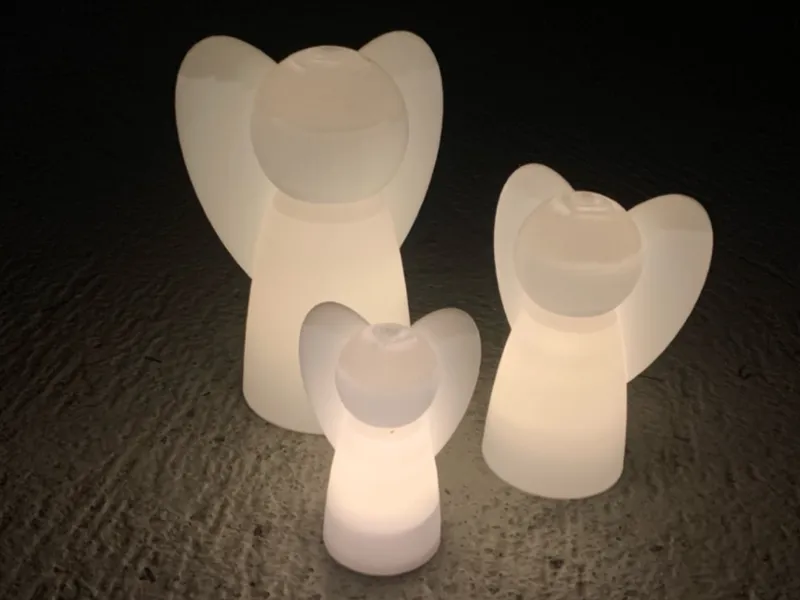 Light Christmas Angels ( tealight compatible )