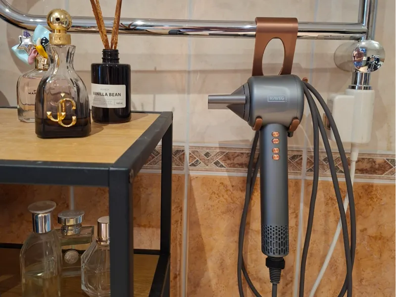 Hair dryer holder
