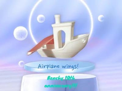 Airplane wings for  Benchy