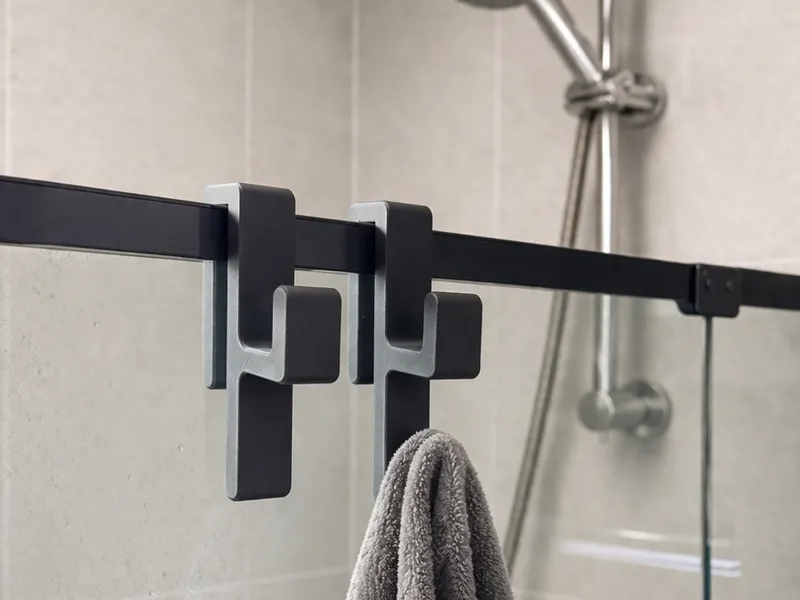 Duschhaken für 8mm Glas
