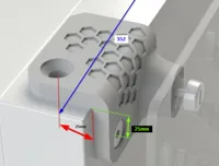 Ältere Kallax mit Lochabstand 25mm