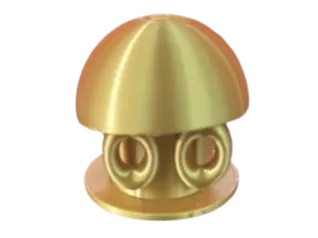 Mini Champignon Décoratif Sur Son Socle