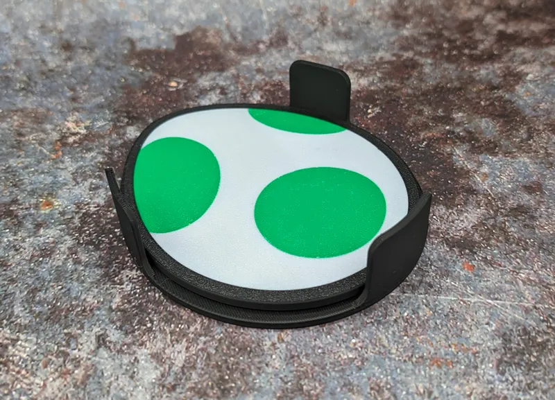 Yoshi Egg Coaster & Holder
