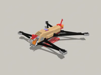 Ding's 10-inch aircraft frame