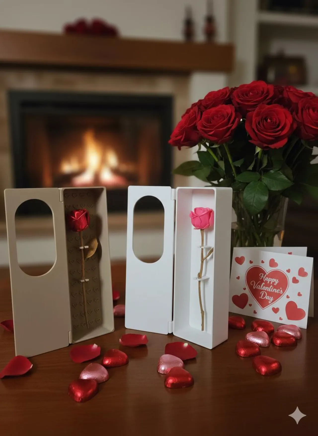 Valentine Rose Box view 2