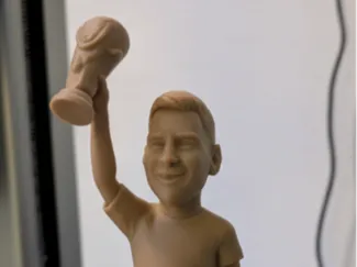 Lionel Messi statue