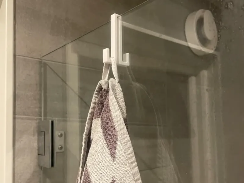 Shower door hanger