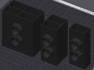 Folding ruler holder for multiboard (1, 2 or 4)
