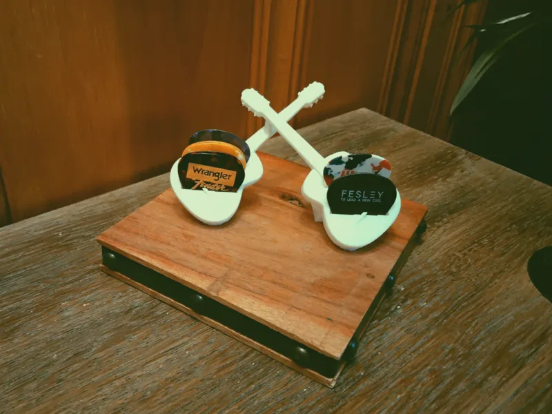 Guitar Pick Holder (literally)