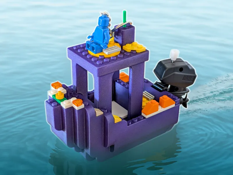 Floating Brick Benchy (Kit 010 & Brick Compatible)