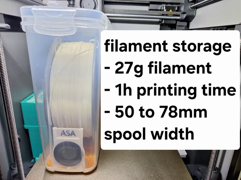 Low-Cost Filament Storage Container