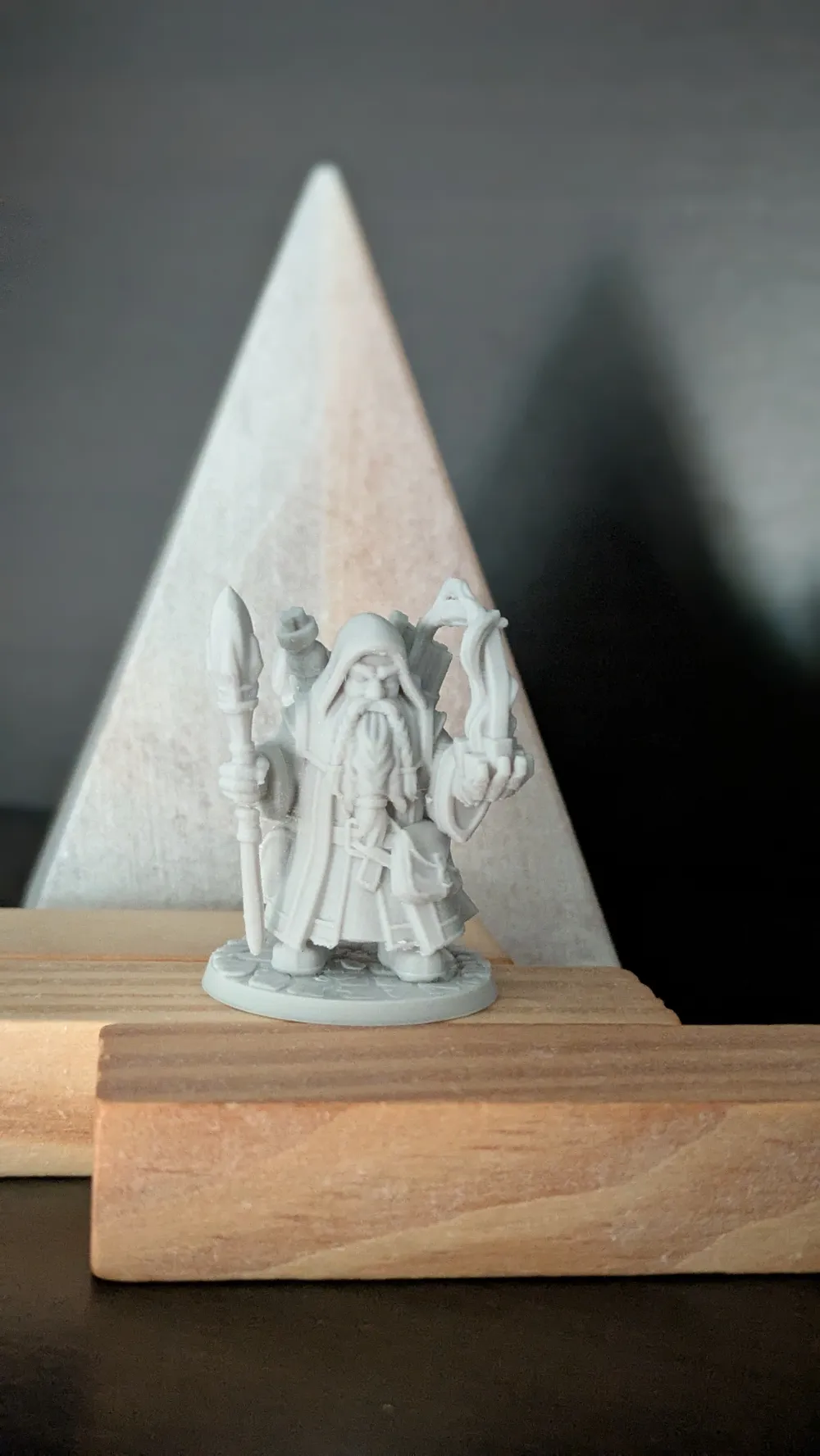 D&D MINIATURE - The Dwarf Wizard - Free 3D Print Model - MakerWorld