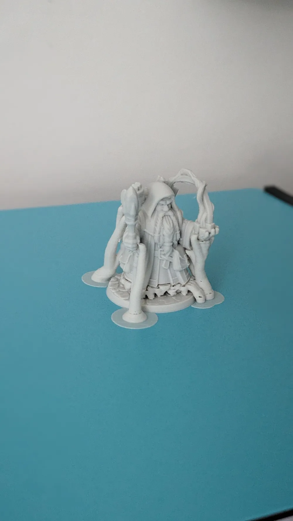 D&D MINIATURE - The Dwarf Wizard - Free 3D Print Model - MakerWorld