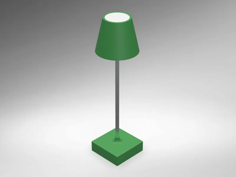 Poldina 2.0 - dimmable battery powered table lamp