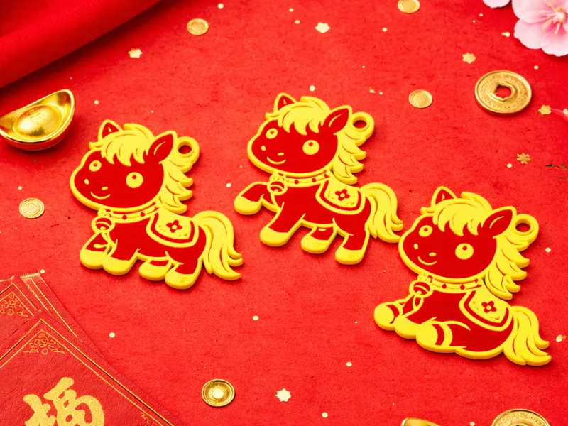 Year of the Horse Keychains