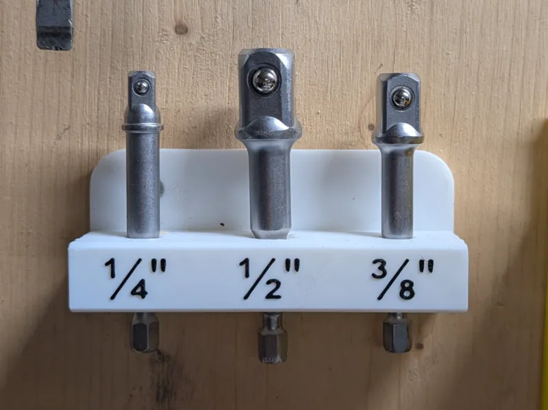 technocraft Stecknussadapter-Satz Wandhalterung