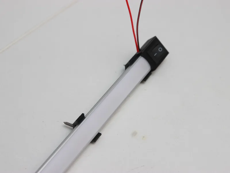 45 degrees universal LED holder with switch.