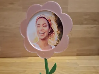 Blumen Bilderrahmen beidseitig