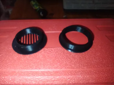 Ventilation Grille for Plastic Box and Screw Ring Nut