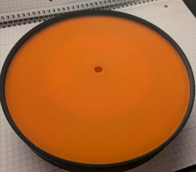 Frame for a 170mm diameter dial
