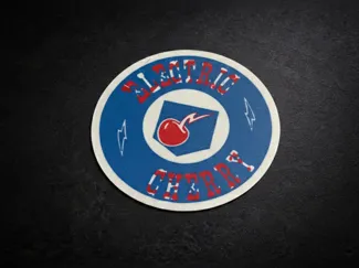 Electric cherry Perk-A-Cola Coaster