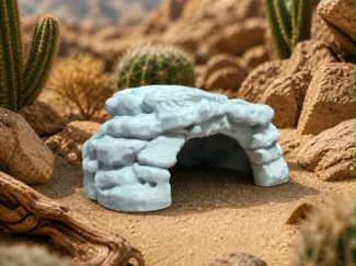 Rocky Hide Cave - snakes, geckos, animals, shelter