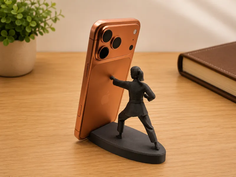 Karate Fighter Phone Stand