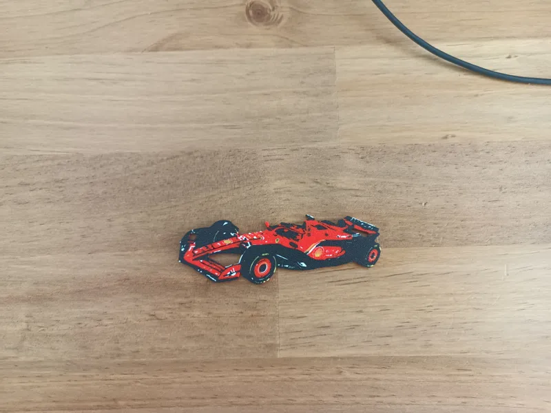 F1 ferrari keychain