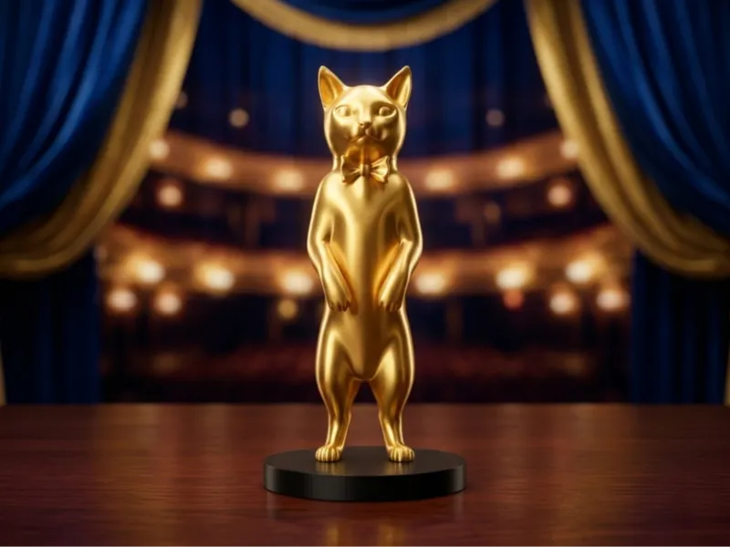 Cat Oscar Trophy (Oscar Chat)