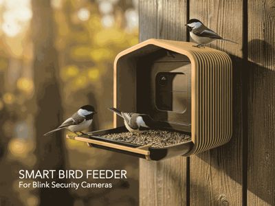 Smart Bird Feeder For Blink Security Cameras