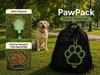 PawPack - 3in1 Travel Kit