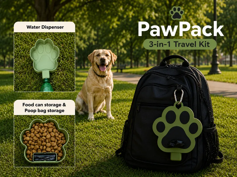 PawPack - 3in1 Travel Kit