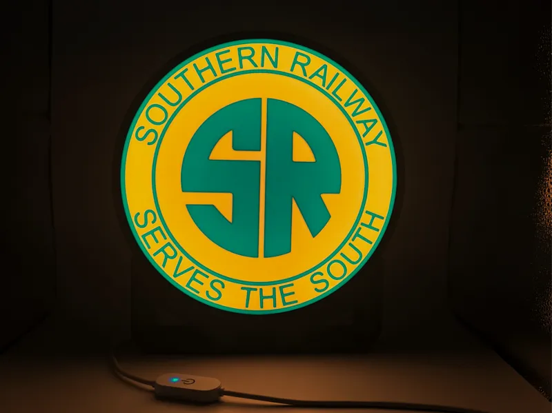 Southern Railway Light Box