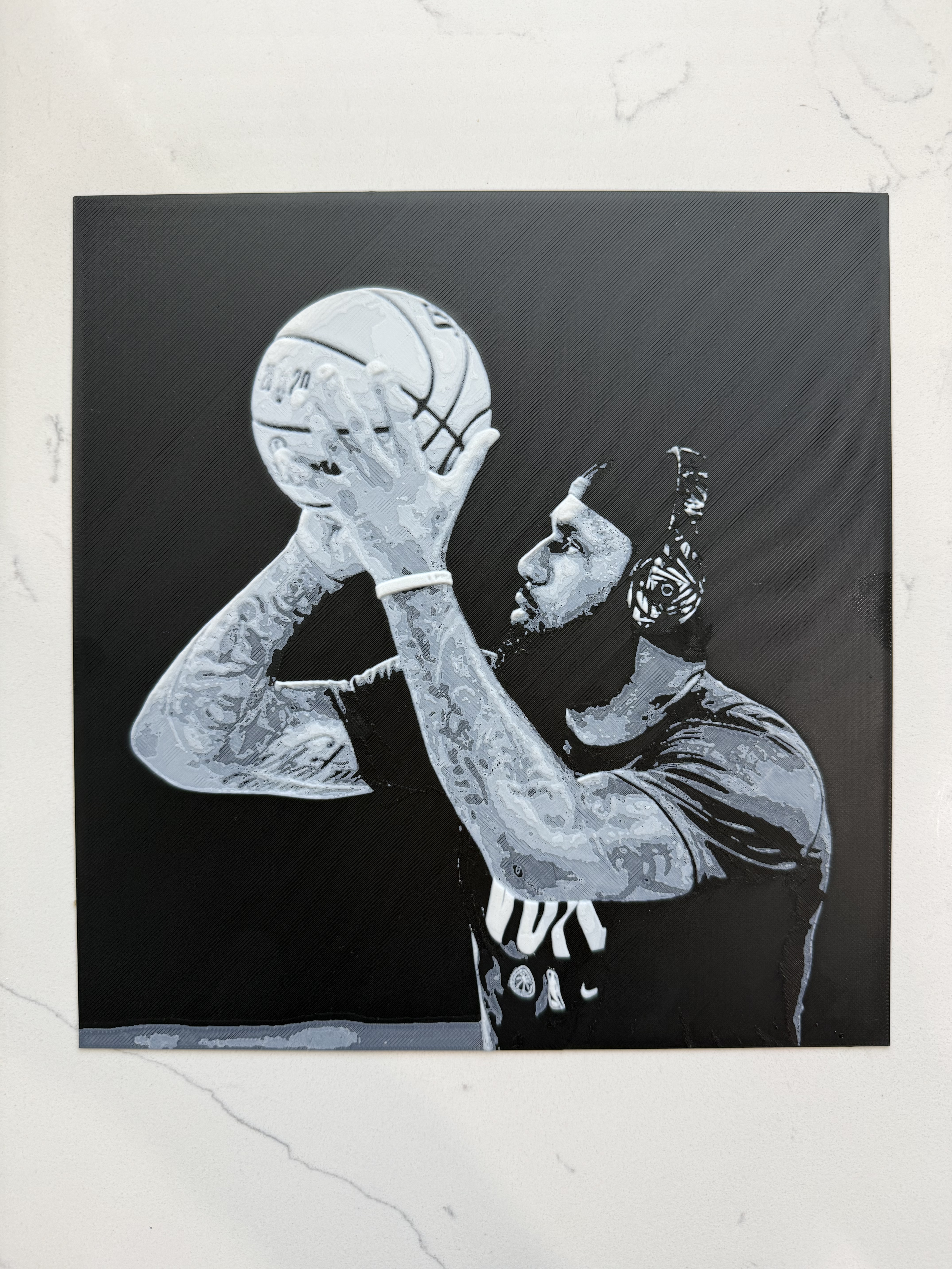 Miniatura 2 do modelo 3D Lebron James HUEFORGE