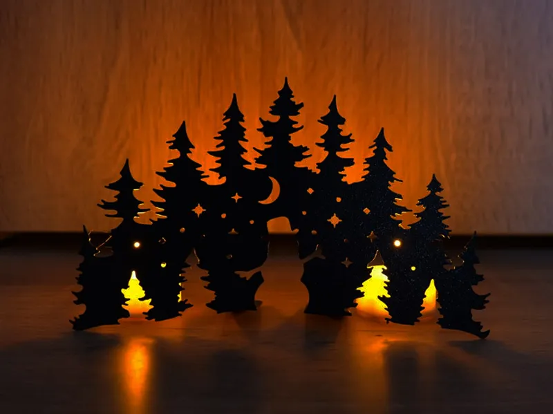 Christmas forest