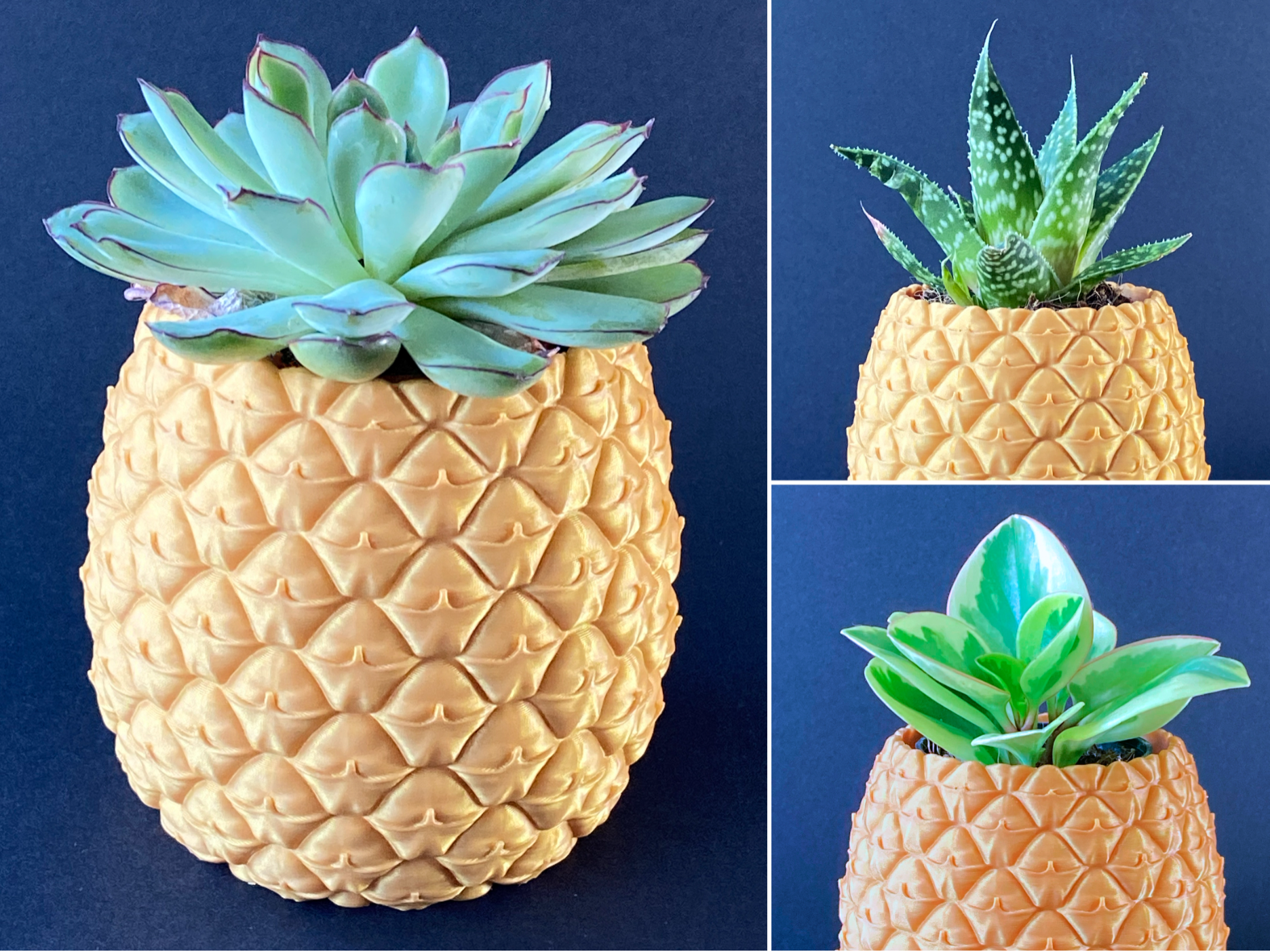 Pineapple Plant Pot / Pens & Pencil Holder