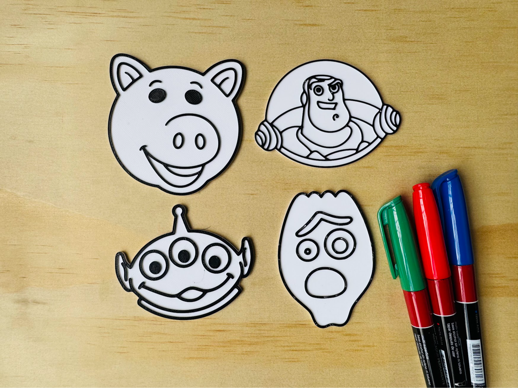 pack de manualidades para colorear toy story
