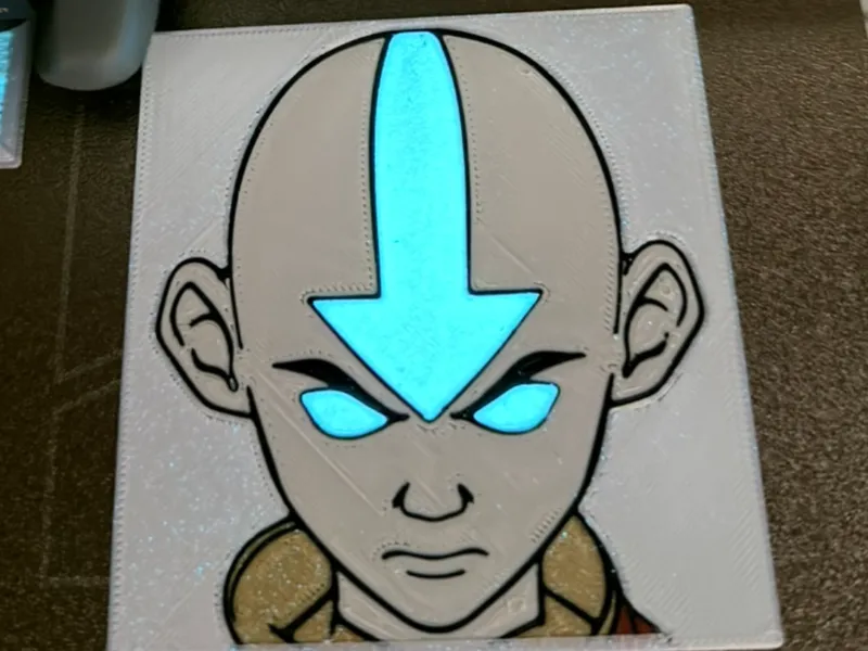 MTG EDH Commander Deck Box - ATLA - Aang Glowy