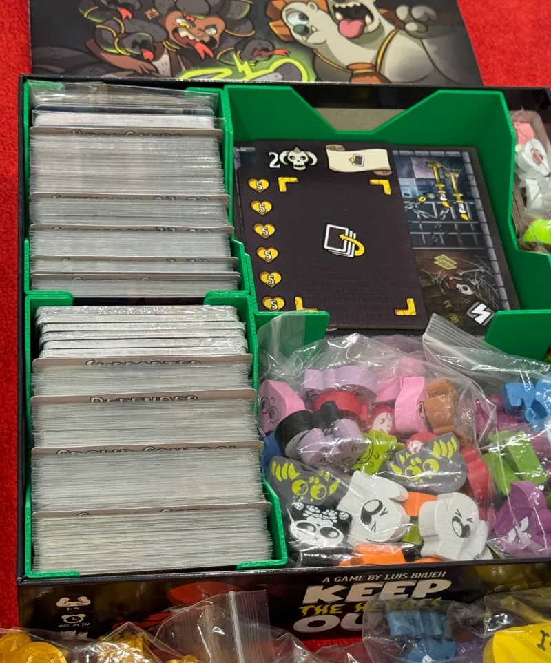 insert keep the heroes out + expansions