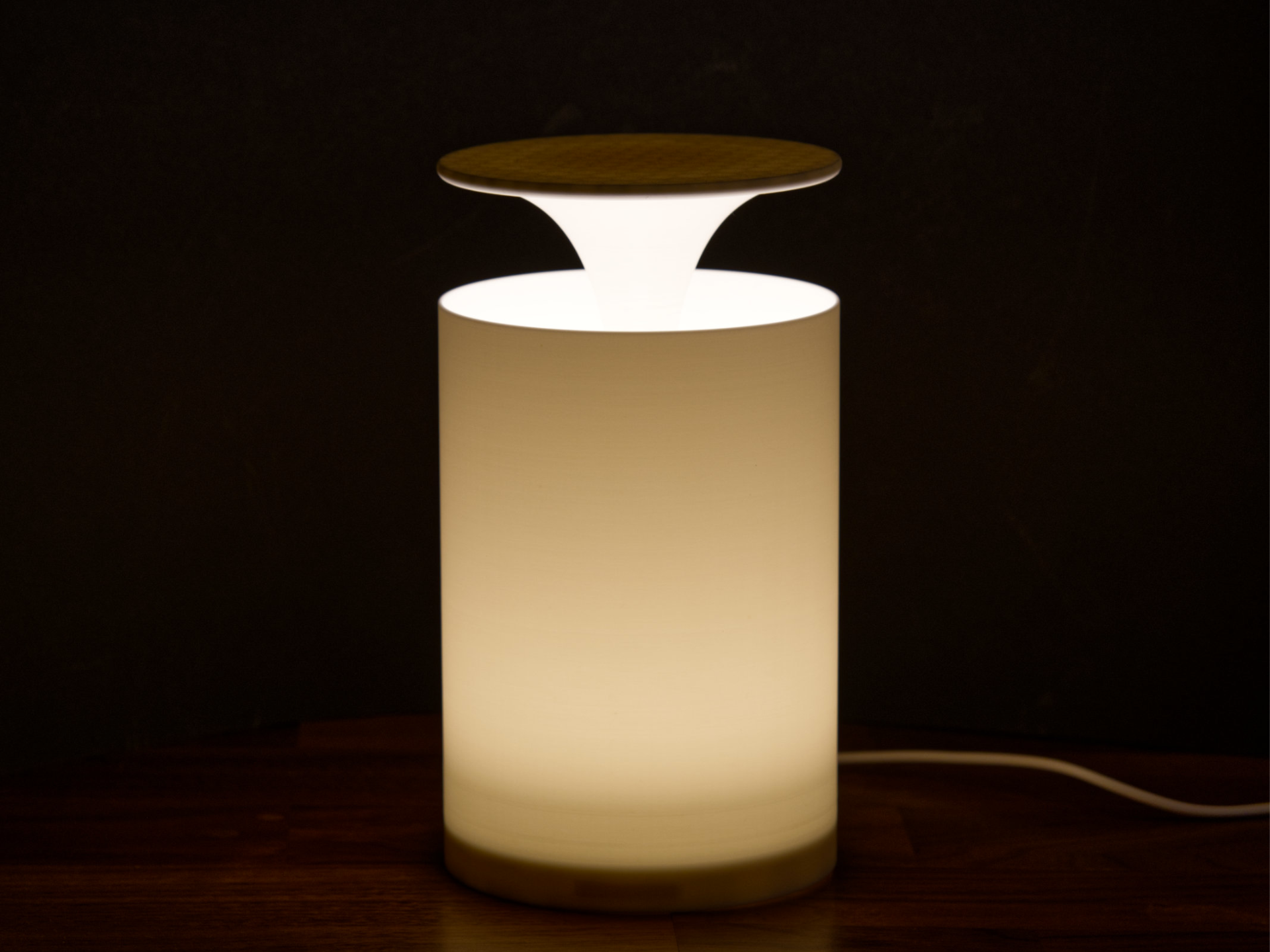 Floating Lid Bedside Lamp
