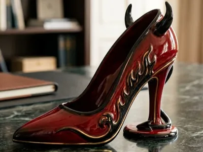 Shoe/Pen holder in "The Devil Wears Prada" style