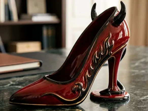 Scarpa/portapenne stile "Il Diavolo veste Prada"